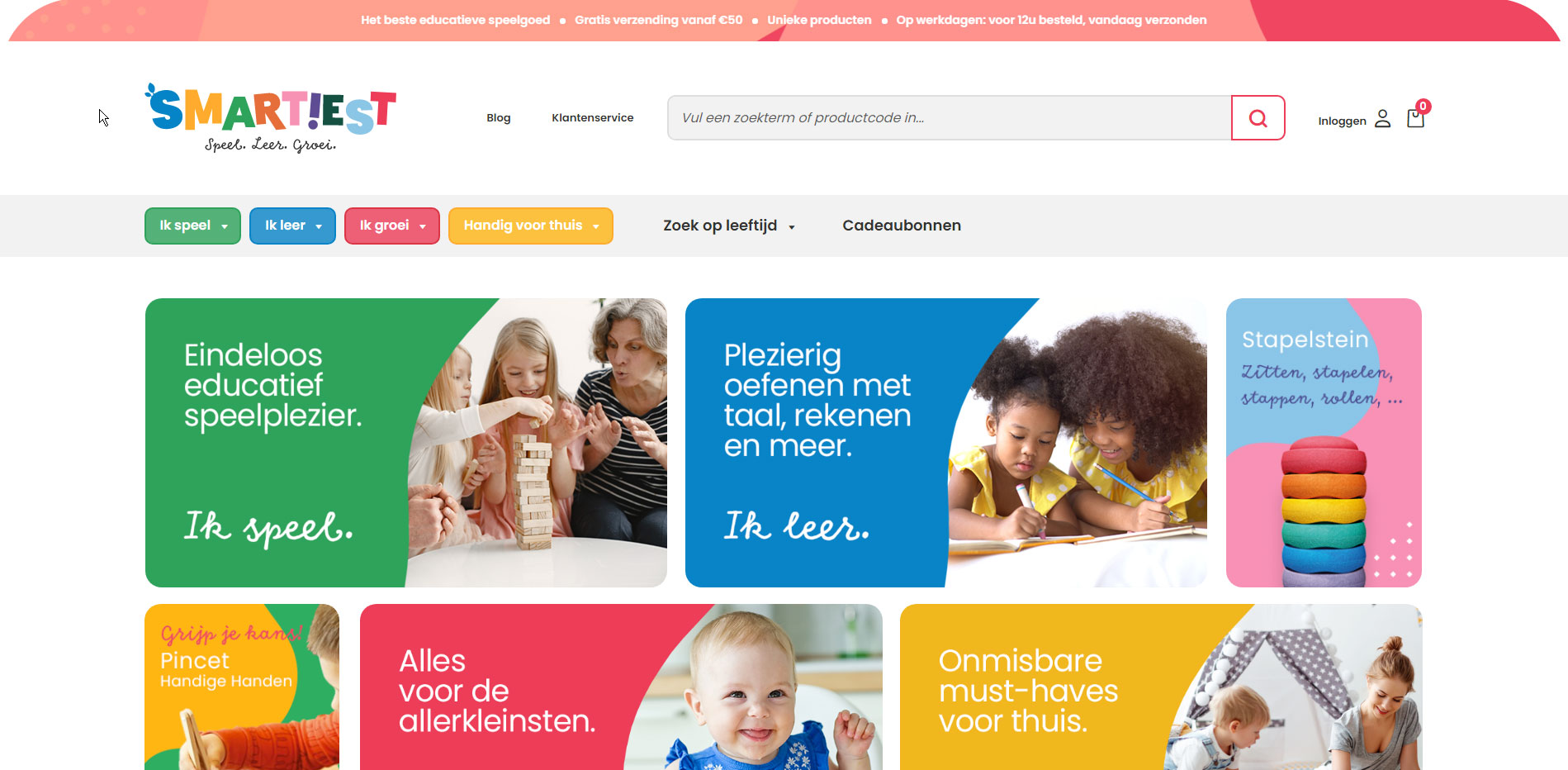 SMARTIEST! De nieuwe webshop voor particulieren