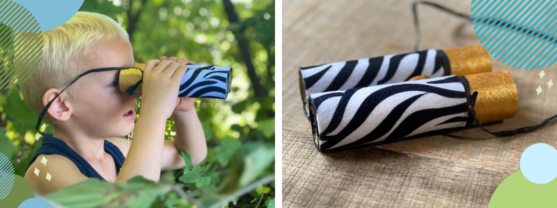 Knutseltip: leuke jungle verrekijker