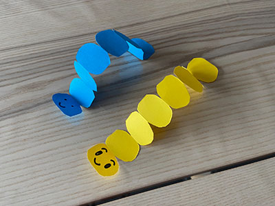 Papieren Race Wormpjes