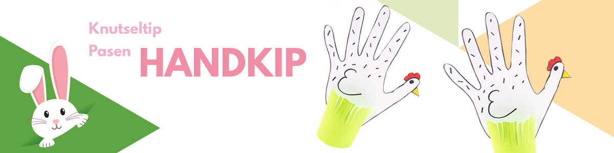 Knutseltip: Pasen Handkip