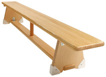 Turnbank zonder wielen l200 cm h21 cm