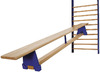 Turnbank zonder wielen l200 cm h30 cm