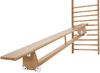 Turnbank met wielen l350 cm h35 cm