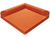 Driehoekige opvouwbare mat, klein (150x150x15) - kunstleer