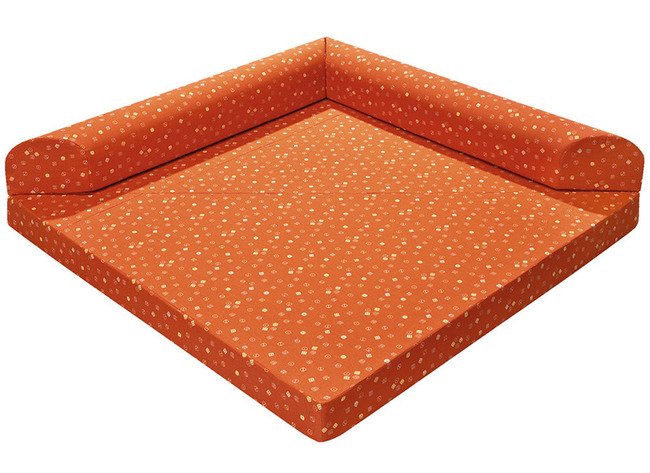 Driehoekige Opvouwbare Mat, Klein (150x150x15) - Kunstleer