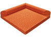 Driehoekige opvouwbare mat, klein (150x150x15) - Kunstleer