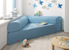 Driehoekige opvouwbare mat, klein (150x150x15) - kunstleer