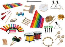 Muziekset voor muziekkar - Haba - set van 47 instrumenten