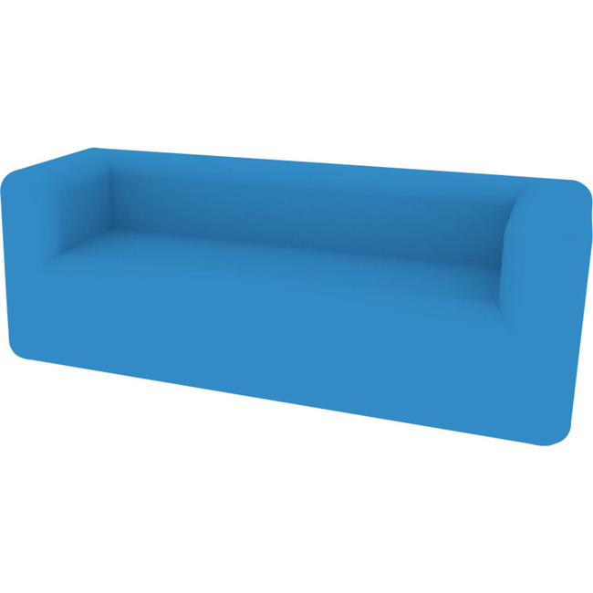 Driezitsbank Xl Zh 45cm Kunstleer
