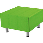 Relax-sofa, kwadratisch, klein Kunstleer