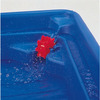 Water-zand-speelbak blauw