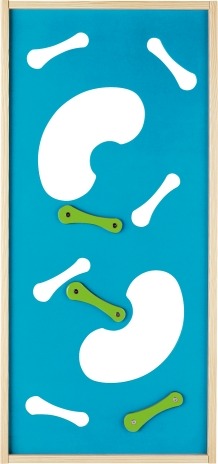 Klimwand Blauw