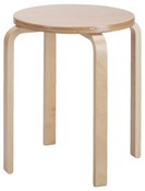 Houten stapelkrukken Zithoogte 31 cm