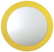 Ronde spiegel groot Ø50cm - geel