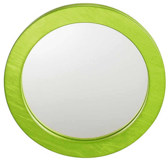 Ronde Spiegel Klein ø26cm - Lichtgroen
