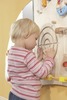 Kwartcirkel leerwand links