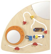Kwartcirkel leerwand links