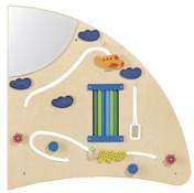 Kwartcirkel leerwand rechts