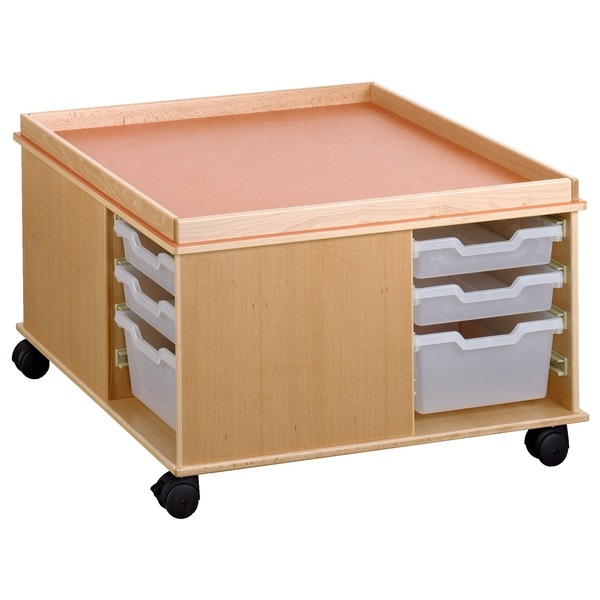Bouw- En Constructietafel - Groot Oppervlak - Laag - Beuken