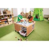 Bouw- en constructietafel - groot oppervlak - laag - beuken