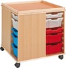 Bouw- en constructietafel - groot oppervlak - hoog - beuken