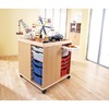 Bouw- en constructietafel - groot oppervlak - hoog - beuken
