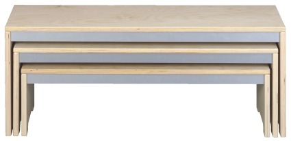 Stapelbanken Zithoogte 26, 35 En 43 Cm