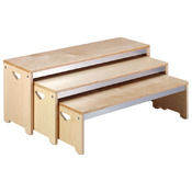 Stapelbanken B 106 x H 43 x D 33 cm