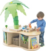 Boekeneiland met palm