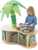 Boekeneiland met palm