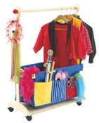 Verkleedgarderobe en verkleedkist