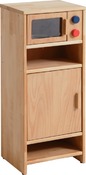 Hoge kast met magnetron