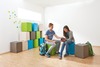 Robuuste kussens - zitelement kubus - school