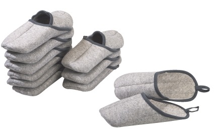 Onthaal - Viltpantoffels - Overschoenen - Per Paar