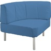 Bank Rebello - rond element met rugleuning - kunstleder basic