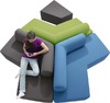 Sofa Bumerang Stofgroep 1