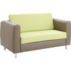 Sofa met rug- en zitkussen, 2-zits - Stofgroep 1