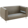 Sofa met rug- en zitkussen, 2-zits - Stofgroep 1