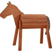 Buitenspeelgoed - houten paarden - paard - zithoogte 95 cm