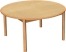 Ronde tafels - 120 cm - massief beuken raamwerk - glijders