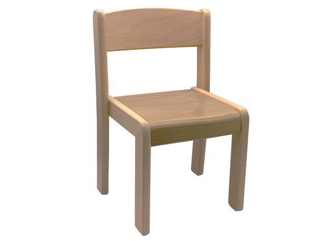 Stoel - Beuk - Zithoogte 26 Cm