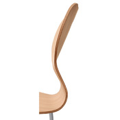 Stoel met 4 poten solit:sit®, natuur Zithoogte 31 cm