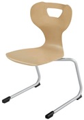 Swingstoel met sledevoet solit:sit® model A, natuur Zithoogte 36 cm