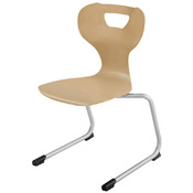 Swingstoel met sledevoet solit:sit® model A, natuur Zithoogte 31 cm