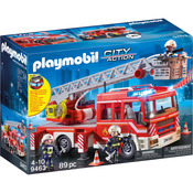 Playmobil - city action - brandweerladdervoertuig - 27-delig