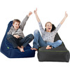 Zitzak relax Donkerblauw (keder turkoois).