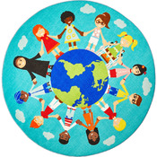 Vloerkleed 'Kinderen van de wereld'