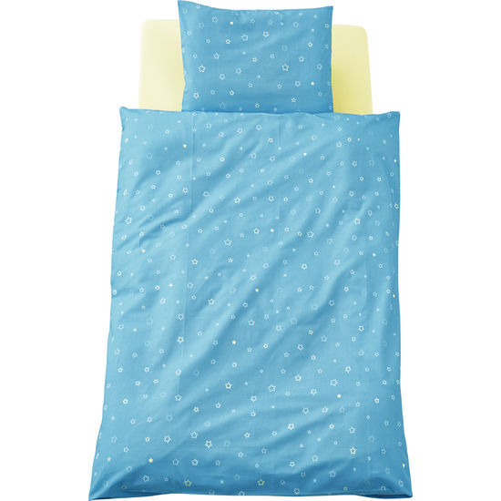 Beddengoed - Set Thema Hemel - Blauw - Kleuterschool - 2-delig