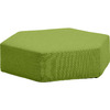 Podium zeshoek, hoogte 22 cm, Kunstleer