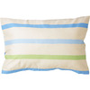 Beddengoed - set thema strepen - bio - beige - kleuterschool -2-delig